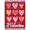 Be My Valentine Small Plaid & Heart Garden Flag